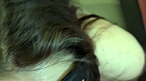 submissive fat blonde licks cum off feet after bdsm spanking blowjob?