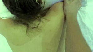 sliding my bare pussy down his cock no condom