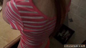 Step Mom And Step Daughter Workout Ball Bounces Step Dad Spies Hard