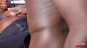 sweet kitchen fuck with my friend's ebony wife