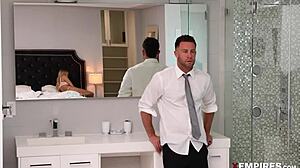 Blonde teen blake blossom, ready to deepthroat in this shy cheating affair?