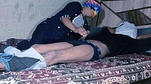 bhabhi fucked hard at night hindi audio step sis style