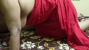 Tantrik indian aunty's huge ass drilled anal by young student, moans dirty talk wildly!