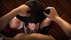 hey check out this tekken hentai with deepthroat action