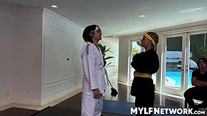 dee rides elias huge cock despite his bullies watching