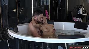 nut deep in my pussy papi veronica leal screams in intense latina cowgirl orgasm ride