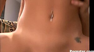 horny dude devours kimberly woods' shaved pussy then pounds her!