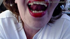 dawnskye1962 smokes cig fully clothed, teasing granny curves to throb your cock 😏🔥