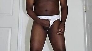 i finally masturbate again in white underwear craving solo ass play