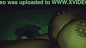 cheating wife sneaks boyfriend in beds him down while hubby's away