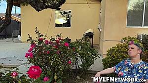 dee rides elias huge cock despite his bullies watching