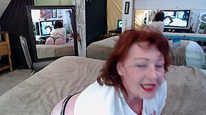 dawnskye1962 smokes cig fully clothed, teasing granny curves to throb your cock 😏🔥