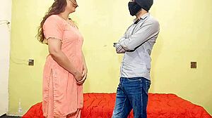 DESI INDIAN BHABHI POUNDED HARSH DOGGYSTYLE WITH HINDI MOANS!