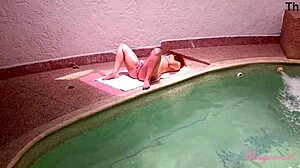 sexy colombian latina redhead spreads her huge ass for dirty anal creampie