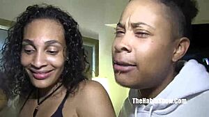 two ebony redboness phoenoisseur and lizzy strapon pound