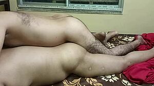 Tantrik indian aunty's huge ass drilled anal by young student, moans dirty talk wildly!