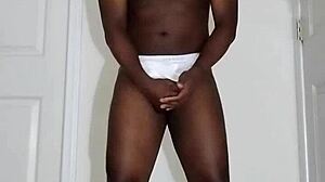 i finally masturbate again in white underwear craving solo ass play