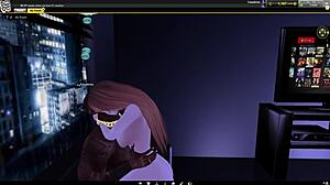 foxyahrixx bounces wildly on monster bbc riding it deep and hard!