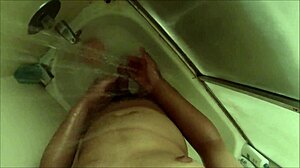 my first pov shower with teen bathing turns steamy and young