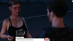 Redhead Poolside Midnight Ride: Lick Pussy, Titty Fuck, and Cunilingus Ending