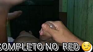 started solo but curvy brunette ends riding cock pov