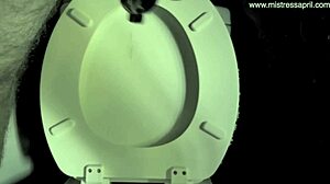 Dominatrix Mistress April Brutally Strap-on Fucks Bound Slave in Military Interrogation Camp