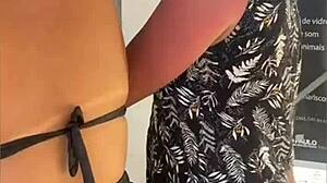 hey these three hotties sneak into the forest bushes ready to get wild with their big asses and hairy beavers