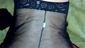 lingerie milf italiana begs for monster cock anal pounding