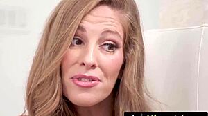 mommys boy finally stops jerking off after hot milf creampie ride