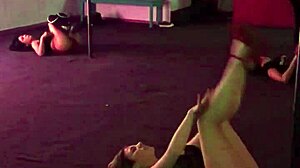 pov doctor shakes ass dancing on pole hospital