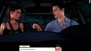 Redhead Poolside Midnight Ride: Lick Pussy, Titty Fuck, and Cunilingus Ending