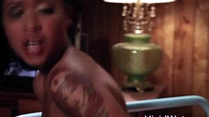 Kinky Lezdom Star Gags on Strapon in Bondage