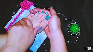 teen babe's foot massage triggers wild orgasm fetish