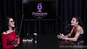 bia hot's teasing podcast moments with caroleta roots part 4 sheer red