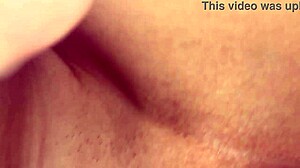 Big Brazilian Pussy Takes Hot Cumshot!