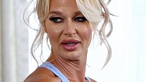 London River catches stepson stroking her thick ass