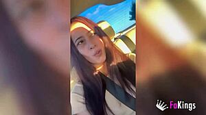 I watched petite Sofia Sweet squeeze that 10-inch cock hard like a nympho