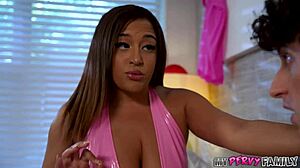 Sneaky Latina Stepsis FunSizedMegan Busted By Nerd Stepbro!