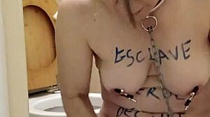 2025 slave humiliated licking toilet in bdsm bold beauty scene