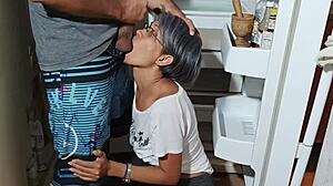 stepdad leaves you alone with his horny wife... ready to fuck her raw repeatedly?