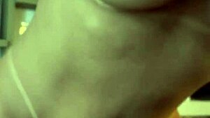 kalena mitrak sits deep showing off her big ass cheeks