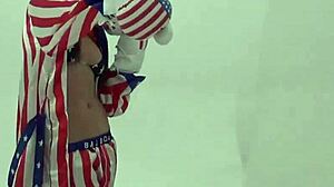 dani fingers her tight wet pussy to explosive climax