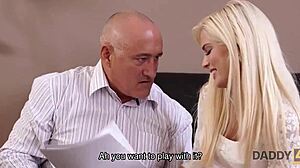 Daddy4K Businessman FUCKS Teen Then CUMS In Her Mouth