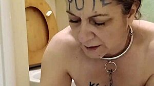2025 slave humiliated licking toilet in bdsm bold beauty scene
