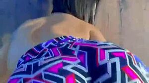 young ebony brunette babe with big ass gets hardcore fucking