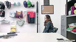 lp officer bends lily over desk slamming her tight hot pussy hard at work