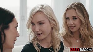 hey teen neighbor, join our lesbian threesome pussy feast?