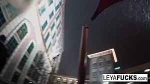 Snowy Hooker Anally Services Pimp for Warmth