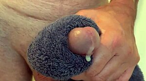 Watch me stroke to explosive orgasm in slow motion