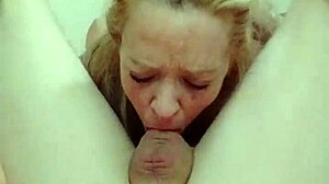 your bitch milf swallows cock deep like a total homemade whore